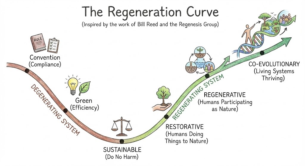 The Regeneration Curve — from Convention to Co-Evolutionary